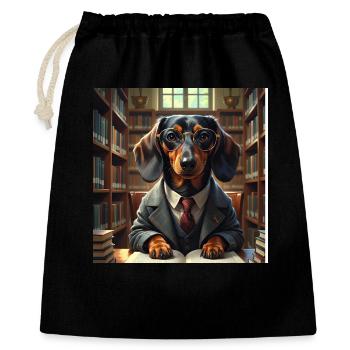 School Detective Dog Detective - Gift Bag 40 x 50 cm - black - Front