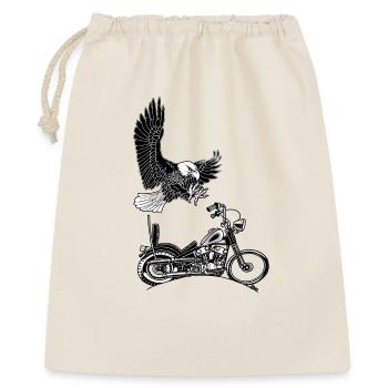 0906 eagle chopper knucklehead - Gift Bag 40 x 50 cm - nature - Front