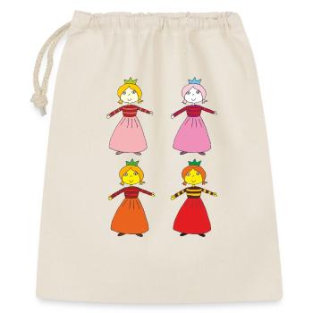 Princesses 4 fois - Sac cadeau 40 x 50 cm - nature - Devant