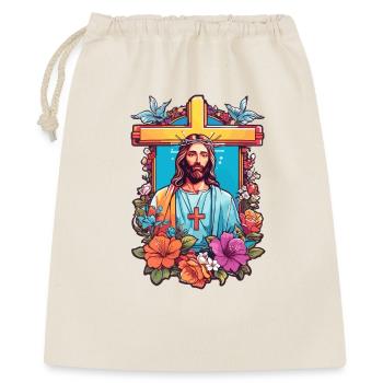 Mon Dieu - Sac cadeau 40 x 50 cm - nature - Devant