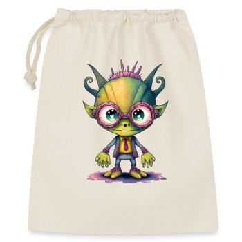 NERDY forever - Nerdy Alien - Sac cadeau 40 x 50 cm - nature - Devant