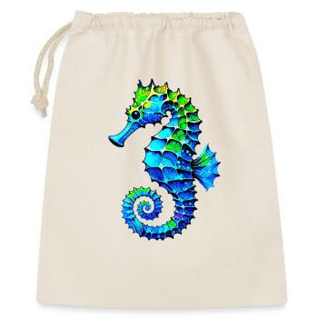 Hippocampe - Sac cadeau 40 x 50 cm - nature - Devant