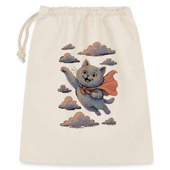 Super Cat British Shorthair Blue Cloak Gift - Gift Bag 40 x 50 cm - nature - Front