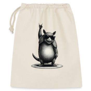 Cool Armadillo Rock Hand Design - Gift Bag 40 x 50 cm - nature - Front