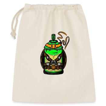 Tenue Grenade à pulvérisation vert fluo - Sac cadeau 40 x 50 cm - nature - Devant
