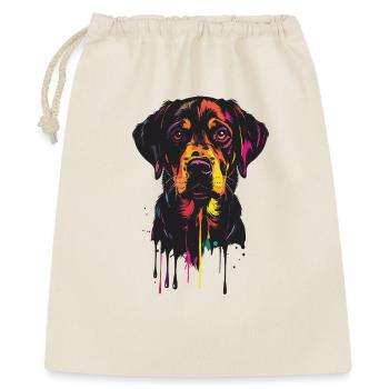 Portraits colorés de chiens - Sac cadeau 40 x 50 cm - nature - Devant