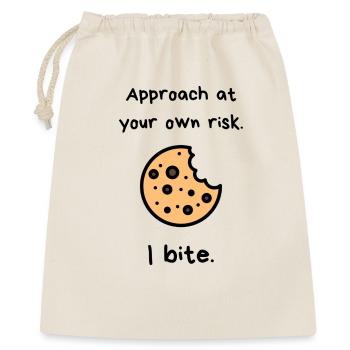 Approchez à vos risques et périls – I Cookie - Sac cadeau 40 x 50 cm - nature - Devant