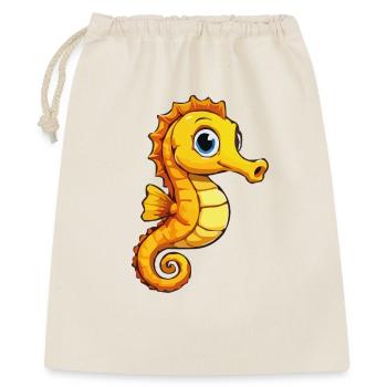 Cuddly Seahorse Cartoon - Gift Bag 40 x 50 cm - nature - Front