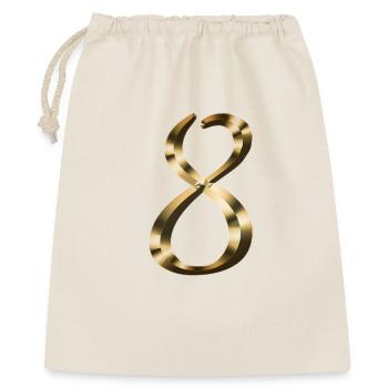 8 Years 8-Year Gold 8th Birthday Event - Gift Bag 40 x 50 cm - nature - Front