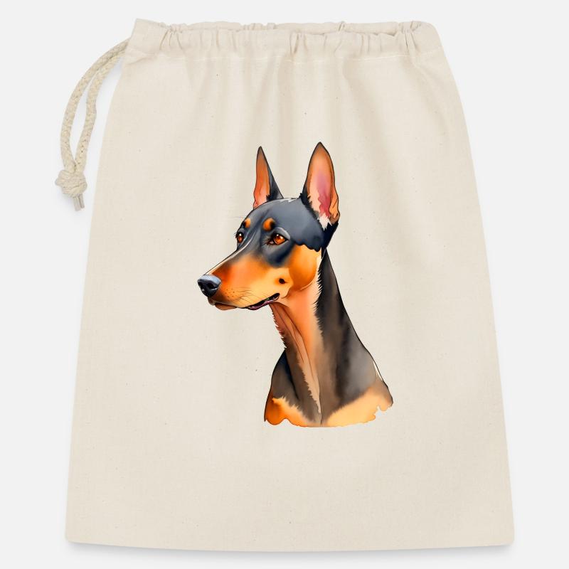 Doberman - Sac cadeau 40 x 50 cm - nature