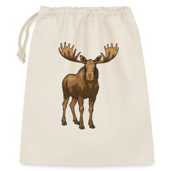 L’orignal - Roi de la forêt - Sac cadeau 40 x 50 cm - nature - Devant