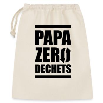 Zero Waste Vater - Geschenkbeutel aus Baumwolle (40 x 50 cm) - Natur - Vorne