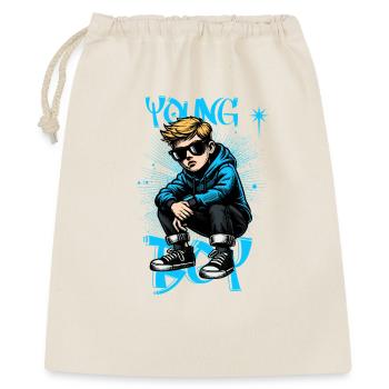 Young Boy Junge Teenager - Geschenkbeutel aus Baumwolle (40 x 50 cm) - Natur - Vorne