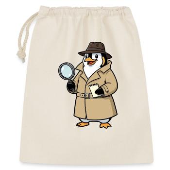 Divertissement dans la nurserie de la Nurserie de Penguin Détective Espion - Sac cadeau 40 x 50 cm - nature - Devant