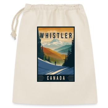 Winter Wonderland Whistler au Canada - Sac cadeau 40 x 50 cm - nature - Devant