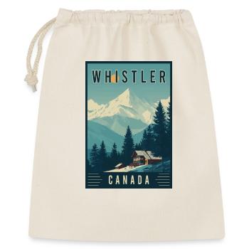 Découvrez Winter Wonderland Whistler au Canada - Sac cadeau 40 x 50 cm - nature - Devant