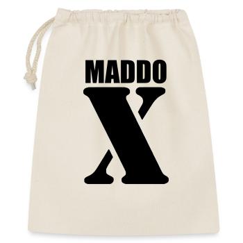 Maddox – Conception du prénom | Typographie minimale - Sac cadeau 40 x 50 cm - nature - Devant