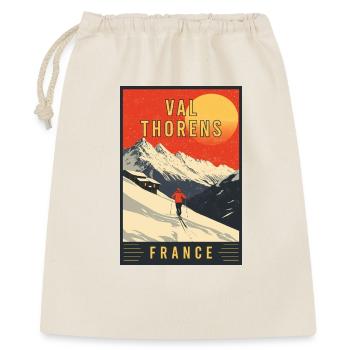 Découvrez le Paradis du ski alpin à Val Thorens, France - Sac cadeau 40 x 50 cm - nature - Devant