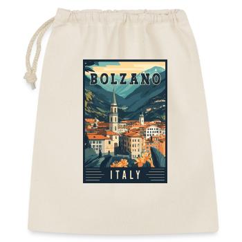 Entdecken Sie die Alpenstadt Bozen in Italien - Geschenkbeutel aus Baumwolle (40 x 50 cm) - Natur - Vorne