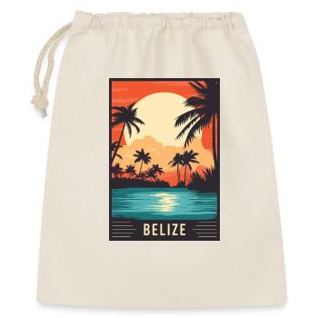 Découvrez le paradis tropical du Belize - Sac cadeau 40 x 50 cm - nature - Devant