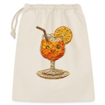 Paper Drink: Orange Face - Gift Bag 40 x 50 cm - nature - Front