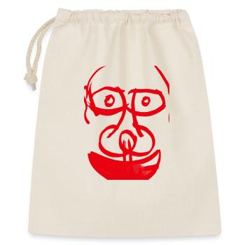 The Abstract Red Face - das abstrakte Rote Gesicht - Gift Bag 40 x 50 cm - nature - Front