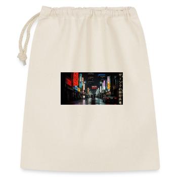 Nightlife Tokyo's Neon Street - Gift Bag 40 x 50 cm - nature - Front