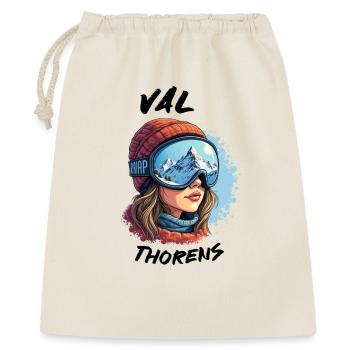 Val Thorens Ski 3 Vallées Haute Station Europe - Sac cadeau 40 x 50 cm - nature - Devant