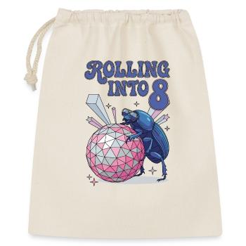 Rolling Into 8 Disco-Mistkäfer - Sac cadeau 40 x 50 cm - nature - Devant