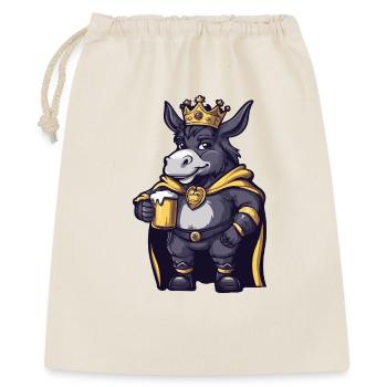 Donkey Beer King - Gift Bag 40 x 50 cm - nature - Front