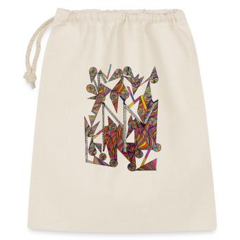 Kaleidoscopic Colour Spirals- Martina Eßer - Gift Bag 40 x 50 cm - nature - Front