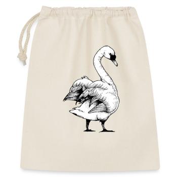 swan - Gift Bag 40 x 50 cm - nature - Front