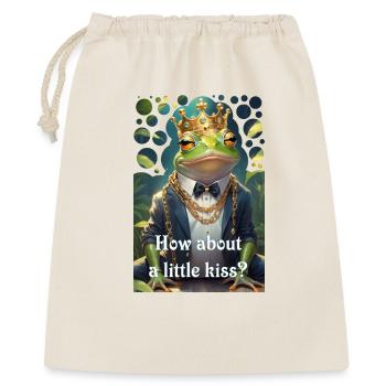 Frog King Prince Charming Kiss Frog Prince - Gift Bag 40 x 50 cm - nature - Front