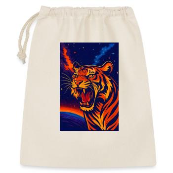 Cosmic Tiger Galaxy Illustration - Gift Bag 40 x 50 cm - nature - Front
