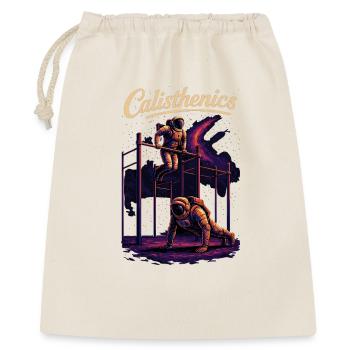 Calisthenics Astronaut Dips Push-ups Gift - Gift Bag 40 x 50 cm - nature - Front