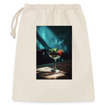 Rauchiger Minz-Zitrus-Cocktail - Geschenkbeutel aus Baumwolle (40 x 50 cm) - Natur - Vorne