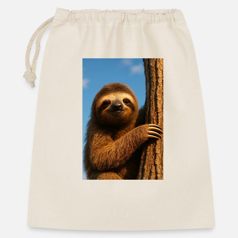 Sunlit sloth tree - Gift Bag 40 x 50 cm - nature