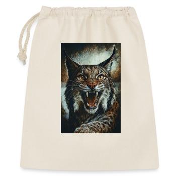 Wildcat en colère - Sac cadeau 40 x 50 cm - nature - Devant