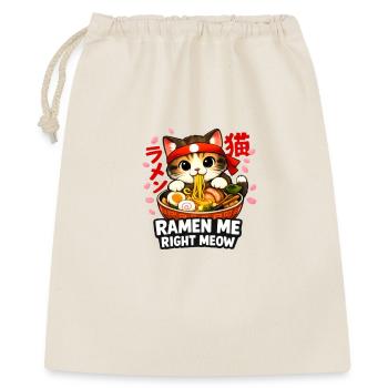 Ramen Kawaii Cat Anime - Gift Bag 40 x 50 cm - nature - Front