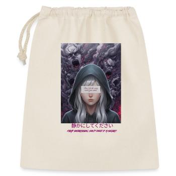 Vision Encapuchonnée : Rébellion Silencieuse - Sac cadeau 40 x 50 cm - nature - Devant