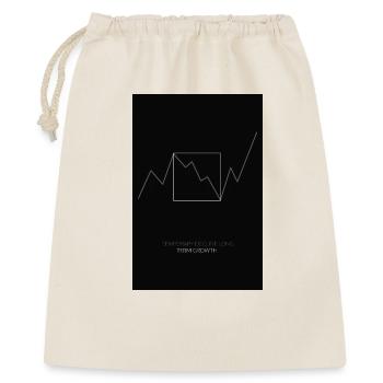 Temporary Decline Long-Term Growth - Gift Bag 40 x 50 cm - nature - Front