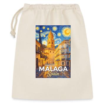 Málaga, Espagne - Sac cadeau 40 x 50 cm - nature - Devant