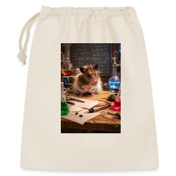 Chico11: Wissenschaftler - Geschenkbeutel aus Baumwolle (40 x 50 cm) - Natur - Vorne