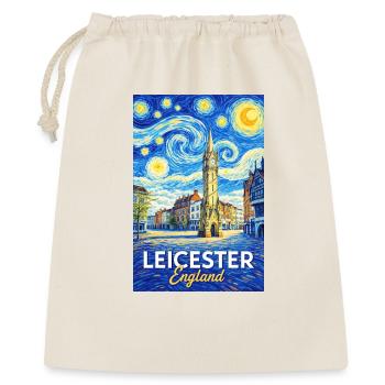 Leicester: England in Van Gogh style - Gift Bag 40 x 50 cm - nature - Front