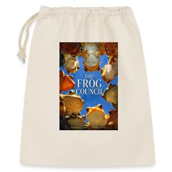 Le Cercle du Conseil des Grenouilles - Sac cadeau 40 x 50 cm - nature - Devant