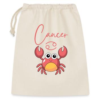 Signe Astrologique Cancer Horoscope Cancer - Sac cadeau 40 x 50 cm - nature - Devant