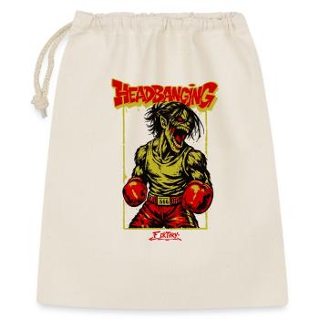 Zombie Boxer Headbanging - Gift Bag 40 x 50 cm - nature - Front