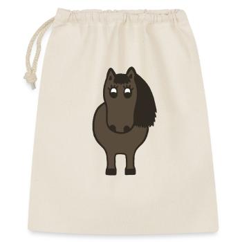 Round ball pony - Gift Bag 40 x 50 cm - nature - Front