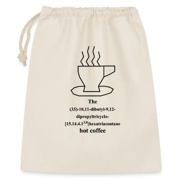hot coffee - IUPAC Nomeclature - Nerd humor - Gift Bag 40 x 50 cm - nature - Front