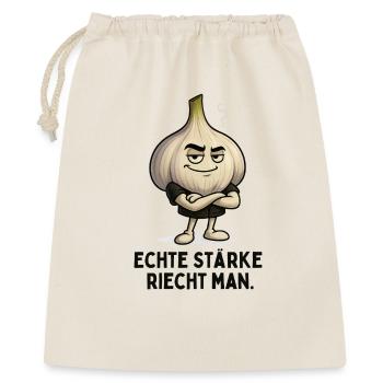 Motif végétal ail ail confiant - Sac cadeau 40 x 50 cm - nature - Devant